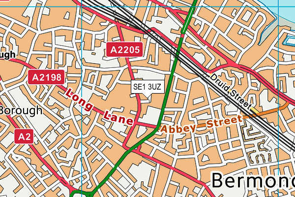 SE1 3UZ map - OS VectorMap District (Ordnance Survey) SE1 3UZ map - OS VectorMap District (Ordnance Survey)