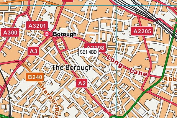 SE1 4BD map - OS VectorMap District (Ordnance Survey) SE1 4BD map - OS VectorMap District (Ordnance Survey)