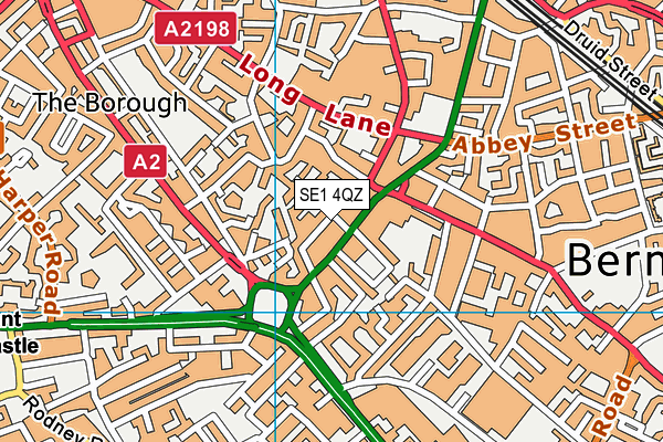 SE1 4QZ map - OS VectorMap District (Ordnance Survey) SE1 4QZ map - OS VectorMap District (Ordnance Survey)