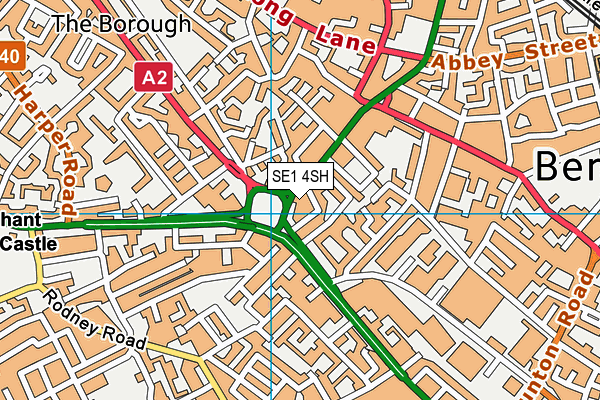 SE1 4SH map - OS VectorMap District (Ordnance Survey) SE1 4SH map - OS VectorMap District (Ordnance Survey)