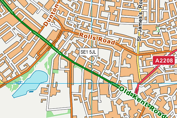 SE1 5JL map - OS VectorMap District (Ordnance Survey) SE1 5JL map - OS VectorMap District (Ordnance Survey)