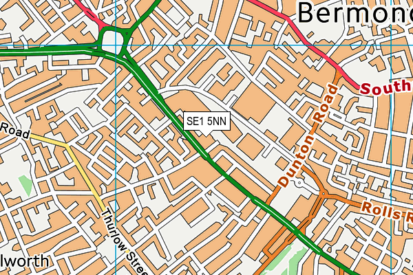 SE1 5NN map - OS VectorMap District (Ordnance Survey) SE1 5NN map - OS VectorMap District (Ordnance Survey)