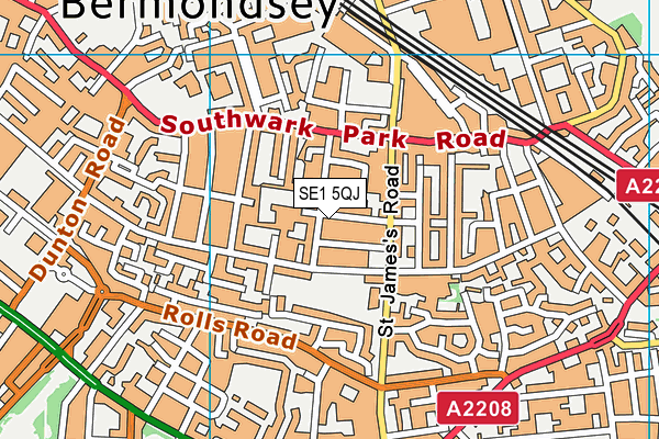 SE1 5QJ map - OS VectorMap District (Ordnance Survey) SE1 5QJ map - OS VectorMap District (Ordnance Survey)