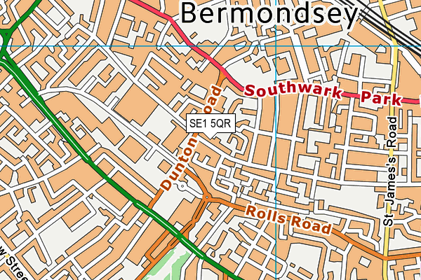SE1 5QR map - OS VectorMap District (Ordnance Survey) SE1 5QR map - OS VectorMap District (Ordnance Survey)