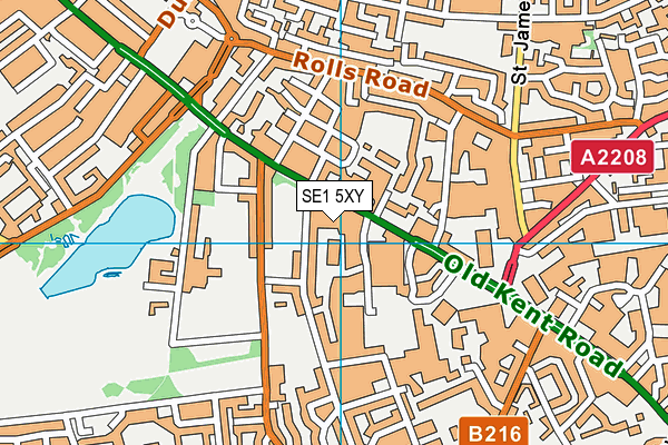 SE1 5XY map - OS VectorMap District (Ordnance Survey) SE1 5XY map - OS VectorMap District (Ordnance Survey)