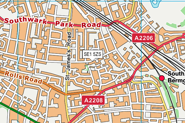 SE1 5ZS map - OS VectorMap District (Ordnance Survey) SE1 5ZS map - OS VectorMap District (Ordnance Survey)