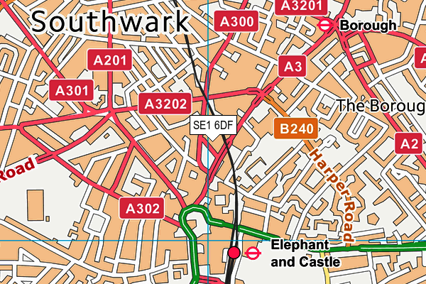 SE1 6DF map - OS VectorMap District (Ordnance Survey) SE1 6DF map - OS VectorMap District (Ordnance Survey)
