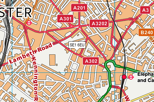 SE1 6EU map - OS VectorMap District (Ordnance Survey) SE1 6EU map - OS VectorMap District (Ordnance Survey)