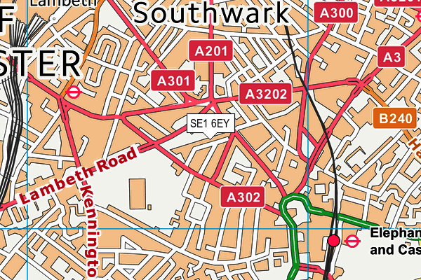 SE1 6EY map - OS VectorMap District (Ordnance Survey) SE1 6EY map - OS VectorMap District (Ordnance Survey)