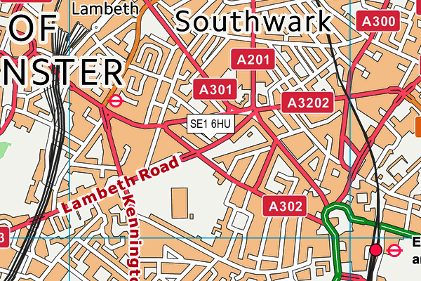 SE1 6HU map - OS VectorMap District (Ordnance Survey) SE1 6HU map - OS VectorMap District (Ordnance Survey)