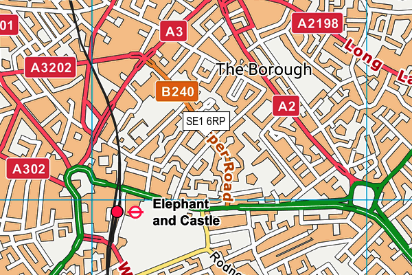 SE1 6RP map - OS VectorMap District (Ordnance Survey) SE1 6RP map - OS VectorMap District (Ordnance Survey)
