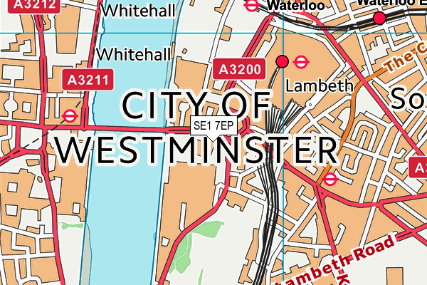SE1 7EP map - OS VectorMap District (Ordnance Survey) SE1 7EP map - OS VectorMap District (Ordnance Survey)