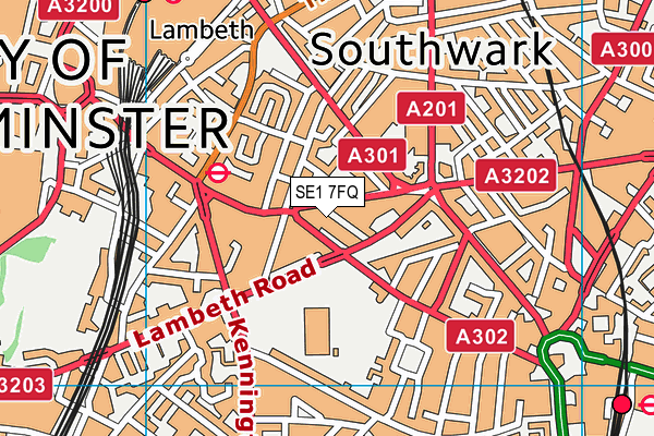 SE1 7FQ map - OS VectorMap District (Ordnance Survey) SE1 7FQ map - OS VectorMap District (Ordnance Survey)