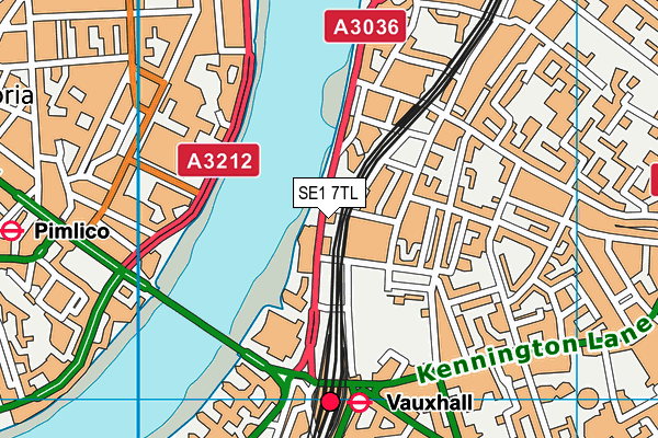SE1 7TL map - OS VectorMap District (Ordnance Survey) SE1 7TL map - OS VectorMap District (Ordnance Survey)