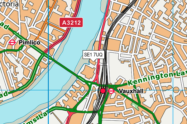 SE1 7UQ map - OS VectorMap District (Ordnance Survey) SE1 7UQ map - OS VectorMap District (Ordnance Survey)