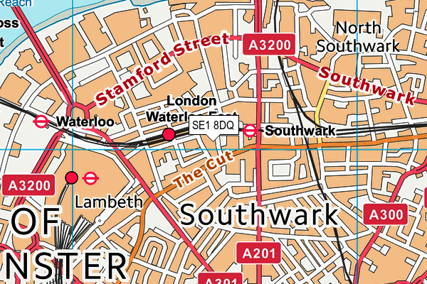 SE1 8DQ map - OS VectorMap District (Ordnance Survey) SE1 8DQ map - OS VectorMap District (Ordnance Survey)