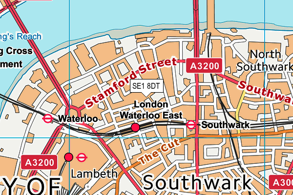 SE1 8DT map - OS VectorMap District (Ordnance Survey) SE1 8DT map - OS VectorMap District (Ordnance Survey)
