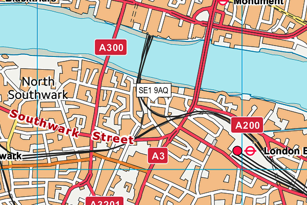 SE1 9AQ map - OS VectorMap District (Ordnance Survey) SE1 9AQ map - OS VectorMap District (Ordnance Survey)