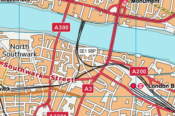 SE1 9BP map - OS VectorMap District (Ordnance Survey) SE1 9BP map - OS VectorMap District (Ordnance Survey)
