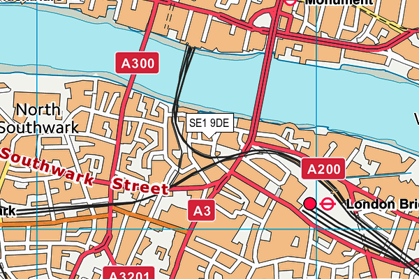 SE1 9DE map - OS VectorMap District (Ordnance Survey) SE1 9DE map - OS VectorMap District (Ordnance Survey)