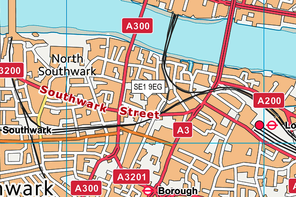 SE1 9EG map - OS VectorMap District (Ordnance Survey) SE1 9EG map - OS VectorMap District (Ordnance Survey)