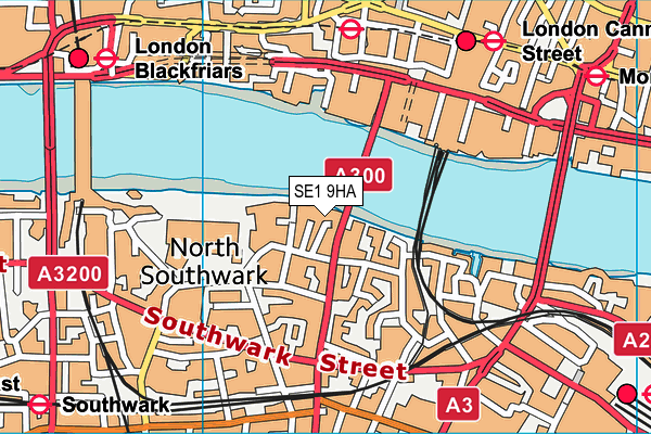 SE1 9HA map - OS VectorMap District (Ordnance Survey) SE1 9HA map - OS VectorMap District (Ordnance Survey)