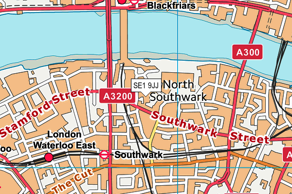SE1 9JJ map - OS VectorMap District (Ordnance Survey) SE1 9JJ map - OS VectorMap District (Ordnance Survey)