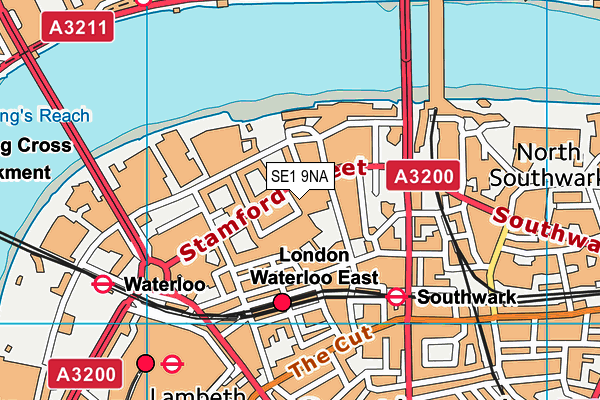 SE1 9NA map - OS VectorMap District (Ordnance Survey) SE1 9NA map - OS VectorMap District (Ordnance Survey)