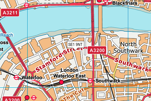 SE1 9NT map - OS VectorMap District (Ordnance Survey) SE1 9NT map - OS VectorMap District (Ordnance Survey)