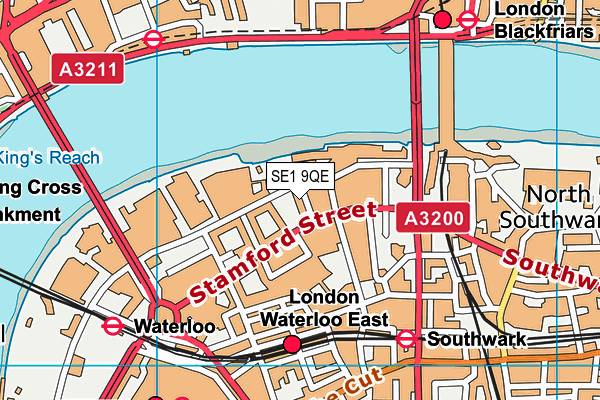 SE1 9QE map - OS VectorMap District (Ordnance Survey) SE1 9QE map - OS VectorMap District (Ordnance Survey)