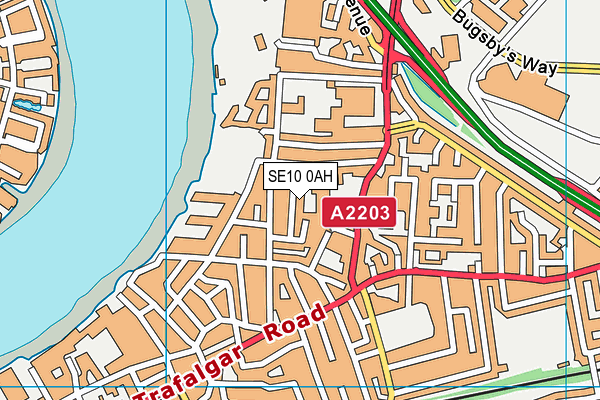 SE10 0AH map - OS VectorMap District (Ordnance Survey) SE10 0AH map - OS VectorMap District (Ordnance Survey)