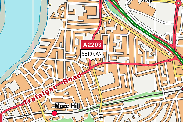 SE10 0AN map - OS VectorMap District (Ordnance Survey) SE10 0AN map - OS VectorMap District (Ordnance Survey)