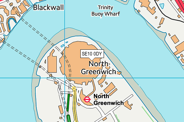 SE10 0DY map - OS VectorMap District (Ordnance Survey) SE10 0DY map - OS VectorMap District (Ordnance Survey)