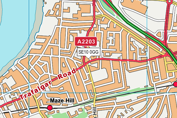 SE10 0GG map - OS VectorMap District (Ordnance Survey) SE10 0GG map - OS VectorMap District (Ordnance Survey)