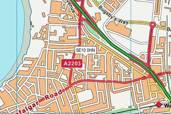 SE10 0HN map - OS VectorMap District (Ordnance Survey) SE10 0HN map - OS VectorMap District (Ordnance Survey)