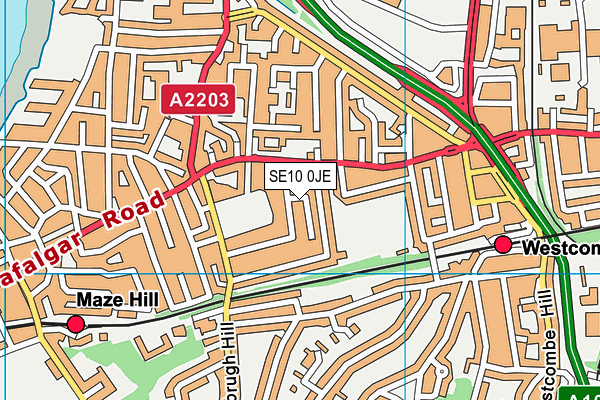 SE10 0JE map - OS VectorMap District (Ordnance Survey) SE10 0JE map - OS VectorMap District (Ordnance Survey)