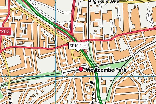 SE10 0LH map - OS VectorMap District (Ordnance Survey) SE10 0LH map - OS VectorMap District (Ordnance Survey)