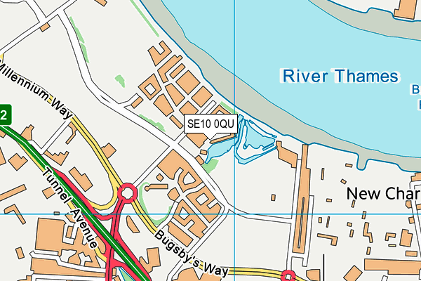 SE10 0QU map - OS VectorMap District (Ordnance Survey) SE10 0QU map - OS VectorMap District (Ordnance Survey)