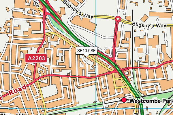 SE10 0SF map - OS VectorMap District (Ordnance Survey) SE10 0SF map - OS VectorMap District (Ordnance Survey)