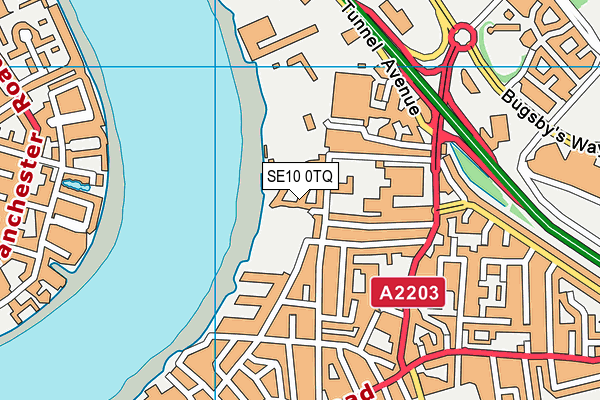 SE10 0TQ map - OS VectorMap District (Ordnance Survey) SE10 0TQ map - OS VectorMap District (Ordnance Survey)