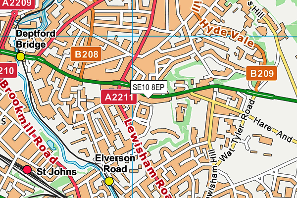 SE10 8EP map - OS VectorMap District (Ordnance Survey) SE10 8EP map - OS VectorMap District (Ordnance Survey)