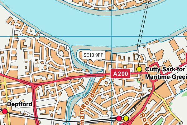 SE10 9FF map - OS VectorMap District (Ordnance Survey) SE10 9FF map - OS VectorMap District (Ordnance Survey)