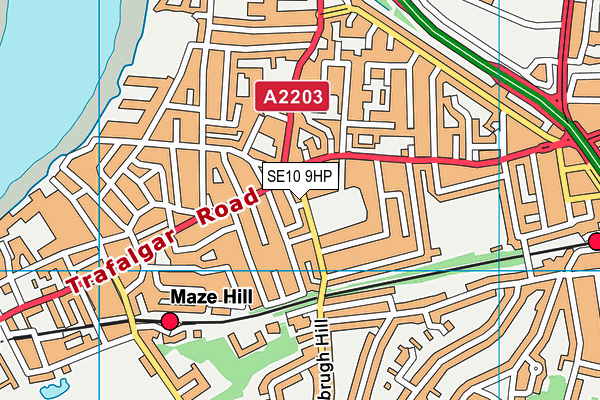 SE10 9HP map - OS VectorMap District (Ordnance Survey) SE10 9HP map - OS VectorMap District (Ordnance Survey)
