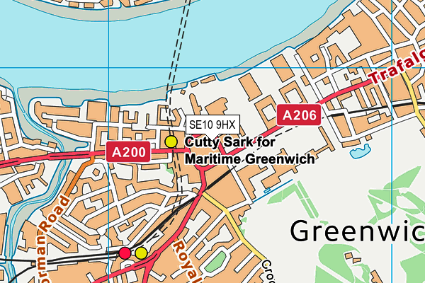 SE10 9HX map - OS VectorMap District (Ordnance Survey) SE10 9HX map - OS VectorMap District (Ordnance Survey)