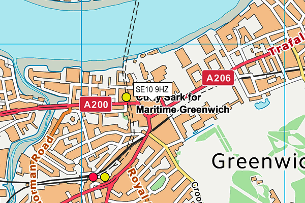 SE10 9HZ map - OS VectorMap District (Ordnance Survey) SE10 9HZ map - OS VectorMap District (Ordnance Survey)