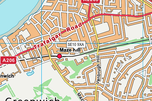 SE10 9XA map - OS VectorMap District (Ordnance Survey) SE10 9XA map - OS VectorMap District (Ordnance Survey)