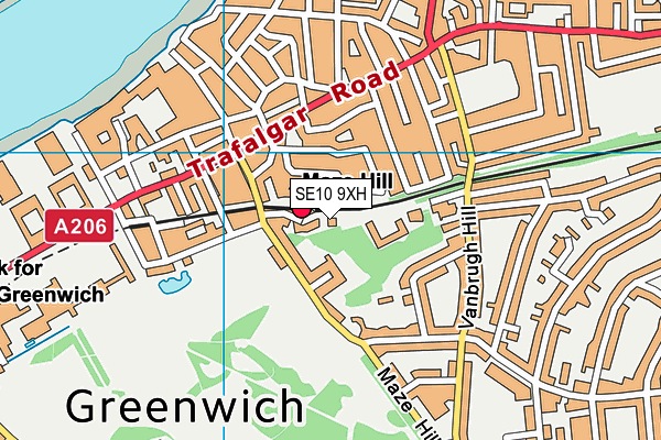 SE10 9XH map - OS VectorMap District (Ordnance Survey) SE10 9XH map - OS VectorMap District (Ordnance Survey)