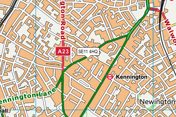 SE11 4HQ map - OS VectorMap District (Ordnance Survey) SE11 4HQ map - OS VectorMap District (Ordnance Survey)