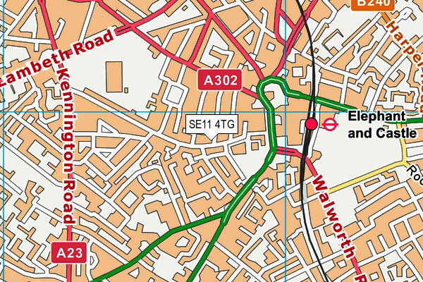SE11 4TG map - OS VectorMap District (Ordnance Survey) SE11 4TG map - OS VectorMap District (Ordnance Survey)