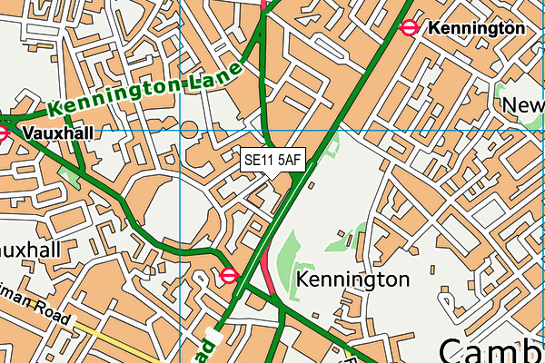 SE11 5AF map - OS VectorMap District (Ordnance Survey) SE11 5AF map - OS VectorMap District (Ordnance Survey)